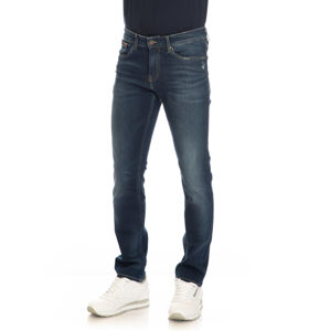 Tommy Jeans pánské tmavě modré džíny Scanton - 36/34 (911)